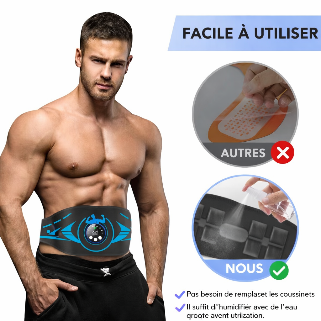 AbdoPro™ – Ceinture intelligente de tonification abdominale