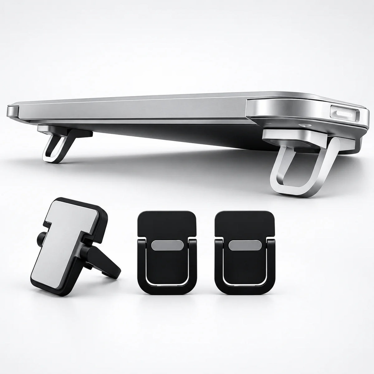 Support Ordinateur Portable Pliable Invisible – Anti-Surchauffe & Frappe Confortable