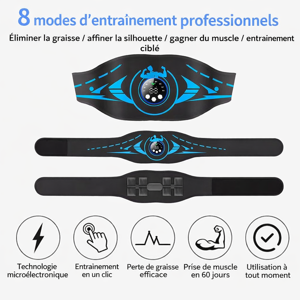 AbdoPro™ – Ceinture intelligente de tonification abdominale