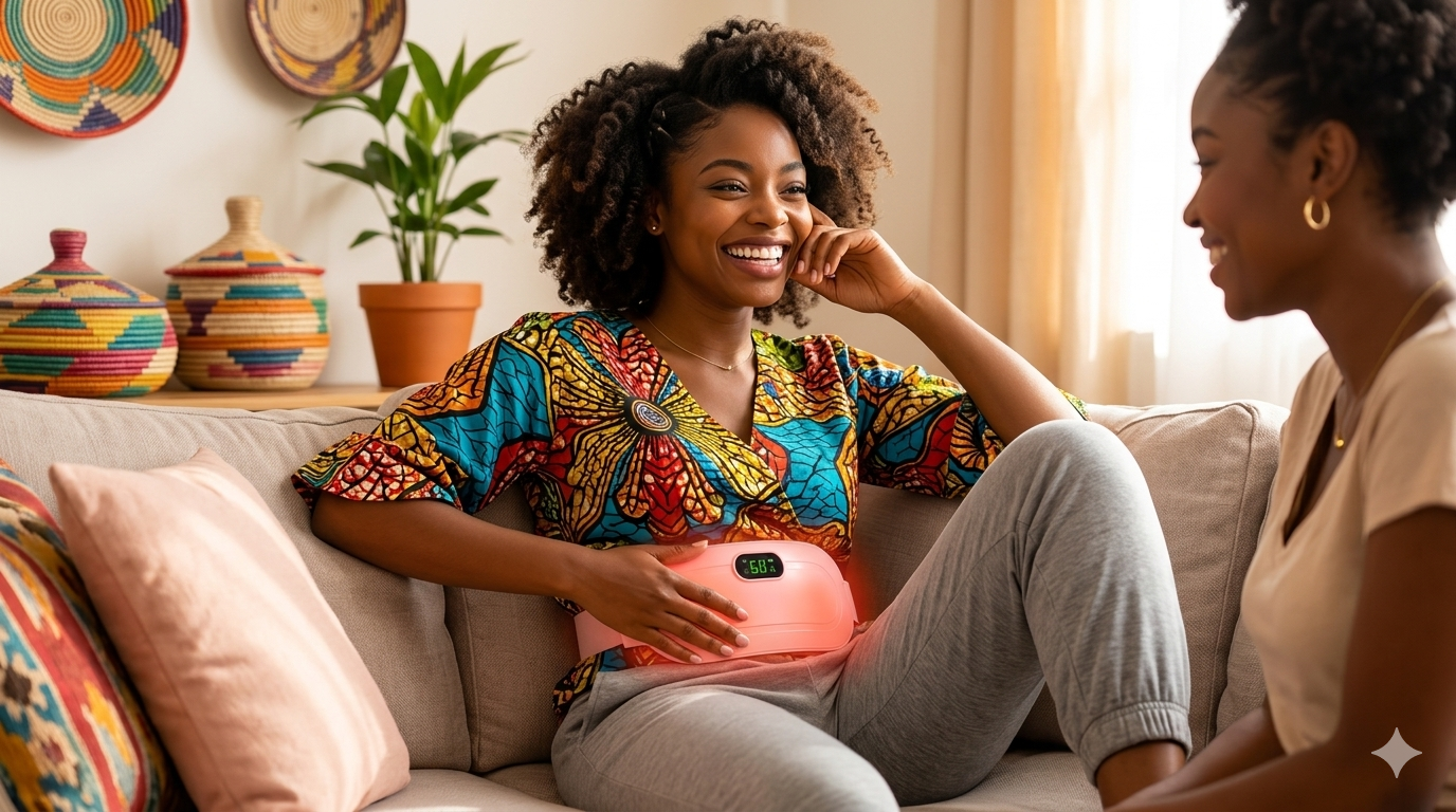 ApaiSya – La ceinture chauffante  intelligente qui apaise vos douleurs menstruelles