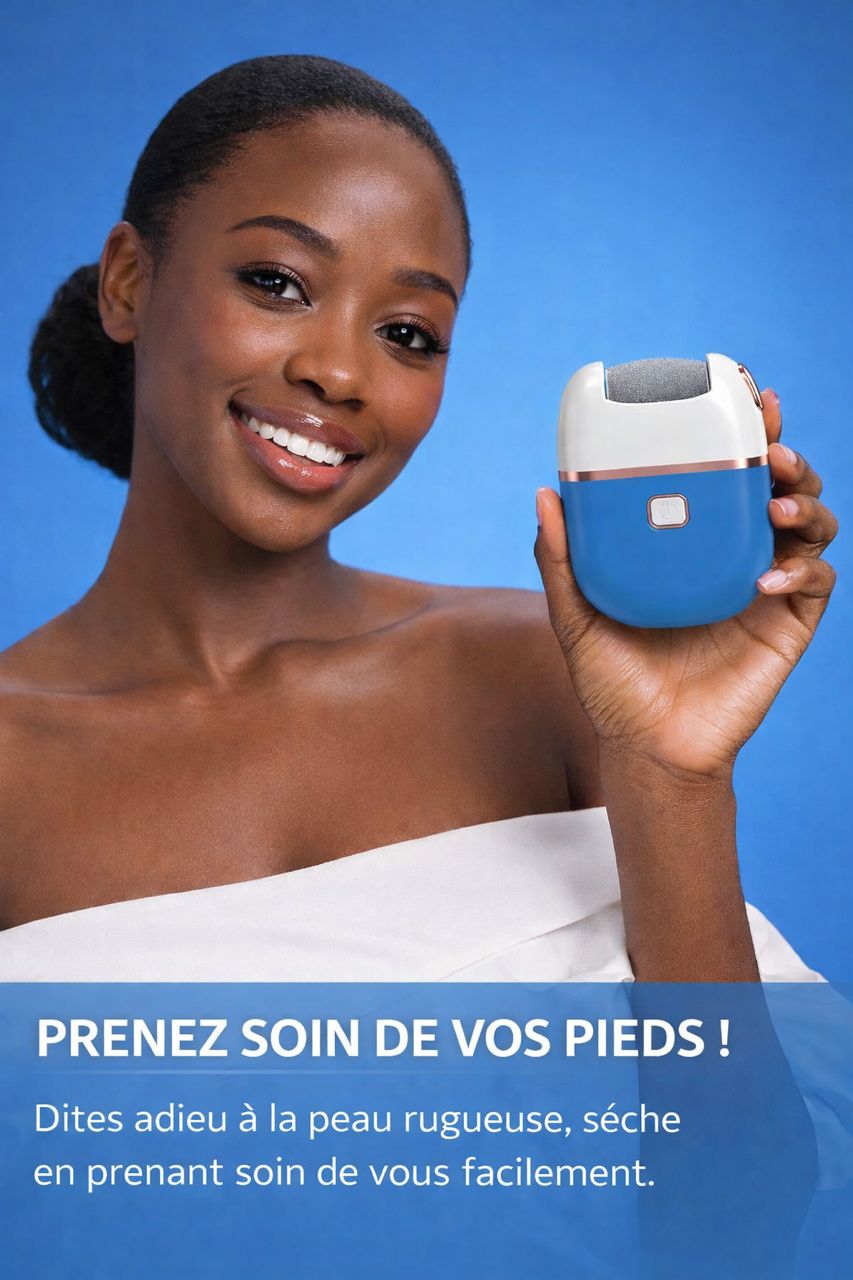 PediGlow™ – Éliminateur électrique de callosités pour des pieds doux