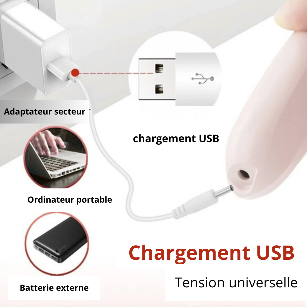 PediLisse™-détachant électrique de callosité pour les pieds